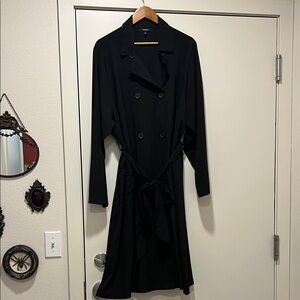 Torrid Black Trench Coat Dress